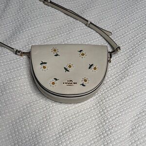 Coach Cream Floral Crossbody Bag